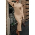 thumbnail image 4 of Conjunto de Dos Piezas para Mujer PRETTYGARDEN Cardigan de Punto Vestido Maxi Talla L, 4 of 7