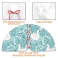 thumbnail image 4 of Yiaed Swan And Flowers4 Print Christmas Tree Skirt , Tree SkirtsTree Mat for Christmas Winter Holiday Indoor Decorations-48", 4 of 7