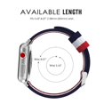 thumbnail image 5 of Yjmei compatible con correa de Apple Watch, correa de repuesto ajustable de nailon tejido fino para iWatch de 42 a 45 mm serie 5/4/3/2/1, 5 of 5