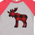 thumbnail image 4 of Inktastic Moose Silhouette Plaid Boys or Girls Toddler T-Shirt, 4 of 5