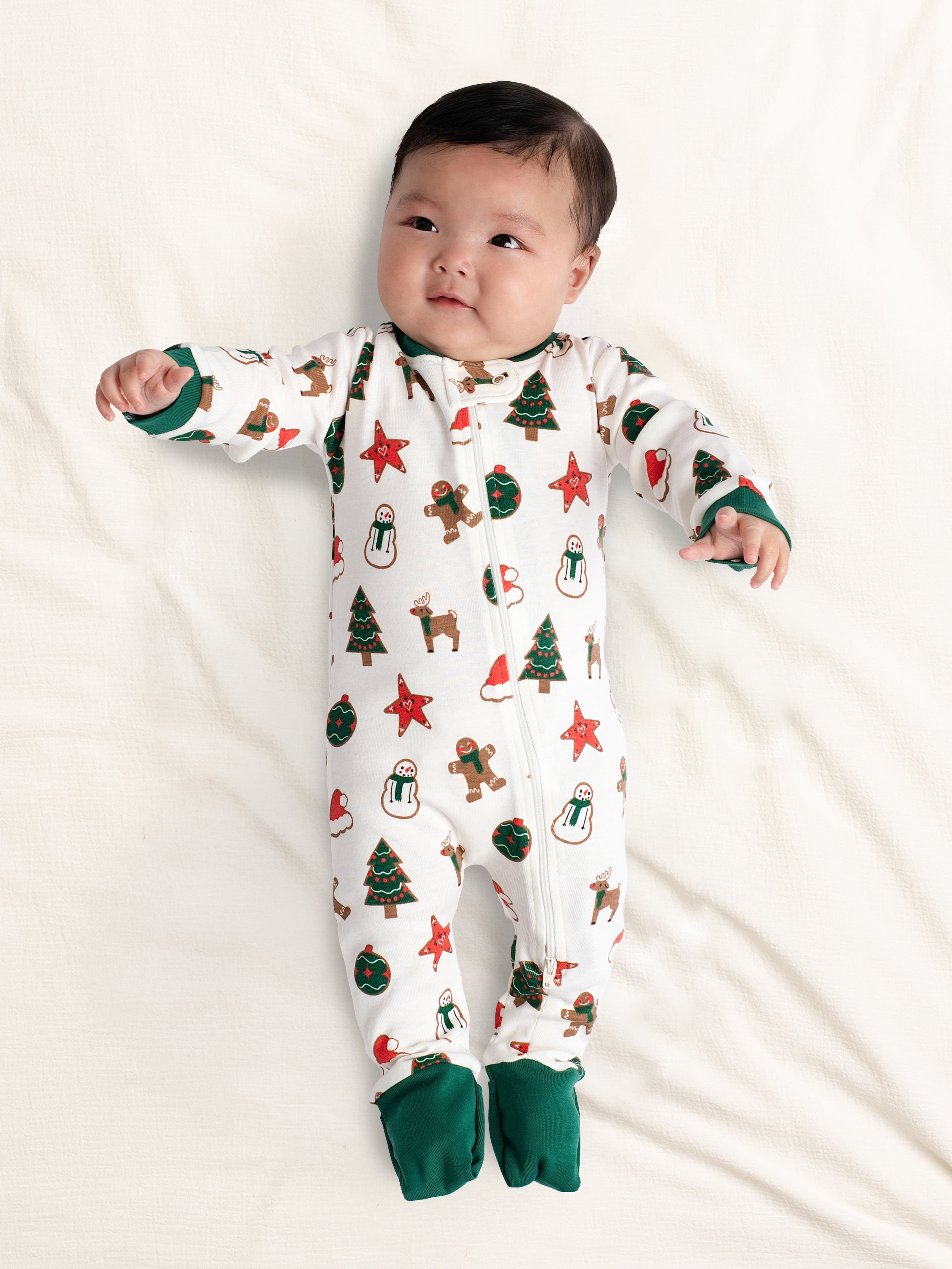 Monica + Andy Organic Cotton One Piece Coverall and Bib Set, Sizes Newborn - 18-24 Months