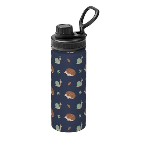

Hirioo Hedgehog And Snail for 18oz Sports Insulated Kettle for Gym Hiking Camping Running Mountain Bike Outdoor Sports