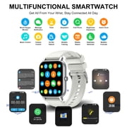 VOPOCO Smart Watch for Women Men(Answer/Make Call), 1.85 Large HD Screen Smartwatch for iPhone Android Phones, IP68 Waterproof Fitness Watch with 100+ Sport Modes Sleep Monitor/Pedometer