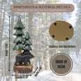thumbnail image 4 of Rustic Bear with Pine Tree Tabletop Figurine - Woodland Forest Cabin Lodge Décor - Standing Resin Bear Statue for Mountain Home Decoration, 4 of 7