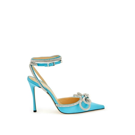 

Mach E Mach Satin Pumps With Crystals Women