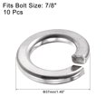 thumbnail image 2 of Unique Bargains 7/8-Inch 304 Stainless Steel Split Spring Lock Washer 10 Pack, 2 of 4