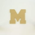 thumbnail image 3 of Package of 1, 10 Inch X 3/4" Thickness MDF Letter M in The Collegiate Font, Thick for Art & Craft Project, Made in USA, 3 of 4