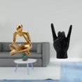 thumbnail image 2 of Figura de lector abstracto,Estatua de pensador abstracto,arte,manualidades,decoraciones,Figuras humanas decorativas para oficina,objetos coleccionables,Estatua del gesto de la roca,Estatuas y, 2 of 8