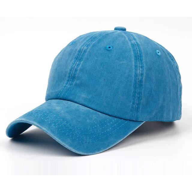 LinYooLi 13 Color! High Quality Washed Cotton Adjustable Solid Color Baseball Cap Unisex Couple Cap Fashion Leisure Dad Hat Snapback Cap