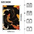 thumbnail image 2 of FORMRS 1-Subject Spiral Notebook 8" x 5" College Ruled 60 Refillable Sheet A5 Hard Cover, Black Fish Pattern, 2 of 7