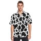 thumbnail image 3 of Camisa hawaiana de playa para hombre, con estampado 3D, holgada, de manga corta, con botones, informal, de talla grande, 3 of 5
