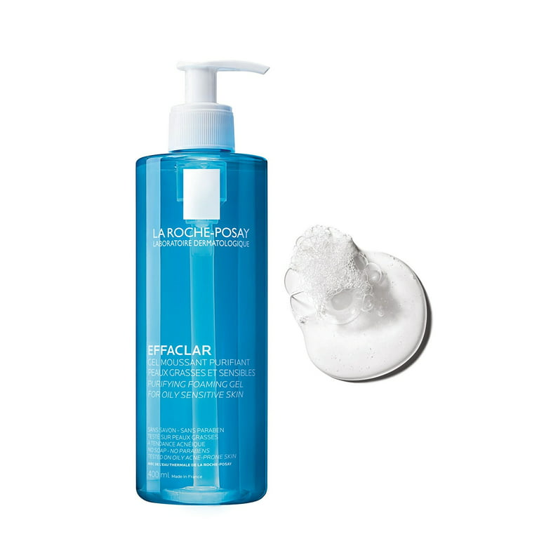 La Roche Posay Cleansing Gel 400 ml - Oily and Acne Prone Skin - Walmart.com