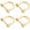 Gold, variant on Gold 3/4" D-Rings with Screw Shackle (4pcs) – Horseshoe Dee Ring for Purse Strap, Key Holder & DIY Leather Craft