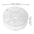 thumbnail image 4 of Miangastore 2pcs 3D Printer Spools 1KG Spool Hollow Bobbin Transparent Reel 3D Printer Parts, 4 of 9