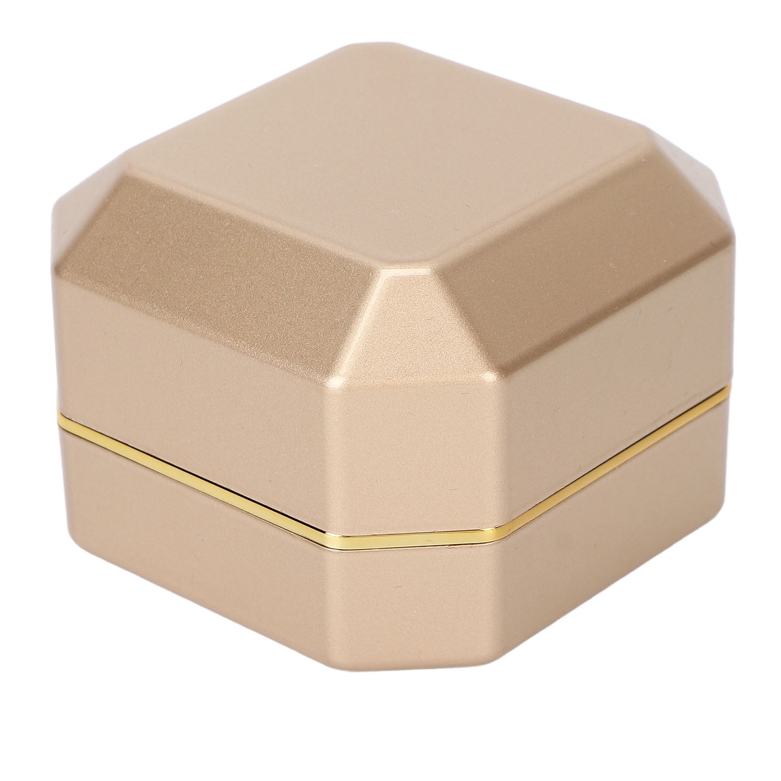 Jewelry Storage Box, Lighted Rings Box Soft Flocking Inner Elegant