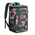 thumbnail image 1 of Sac à Dos Glacière à Imprimé Aquarelle Floral Abstrait Rustique - Grande Capacité de 20 L pour Voyage et Commodité, 1 of 4