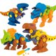 thumbnail image 1 of Patgoal 4PACK Juguetes para niños Juguetes de construcción de dinosaurios Juguetes educativos Juguetes de construcción Juguetes de construcción de dinosaurios Juguetes educativos para niños de 4 años, 1 of 8