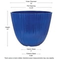 thumbnail image 6 of Better Homes & Gardens 15in Florestra Cobalt Plastic Planter, 6 of 7