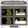 thumbnail image 2 of Plastic Waterproof Card Stickers Self-adhesion Card Skin for Bank Card Decor Rectangle Letter S 140x190mm, 2 of 8