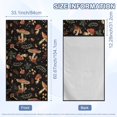 thumbnail image 4 of FOR U DESIGNS Mushroom Leaf Star Print Car Seat Towel Cover Easy to Install, 61x31 Inches Universal Fit Front Seat Protector, Multi-Purpose Towel for Outdoor Sport, Yoga, and Summer Gym Activities, 4 of 7