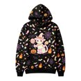 thumbnail image 3 of Lullu Girls Halloween Hoodie Graphic Pullover Hooded Sweatshirt, Sizes 4-14, 3 of 3
