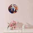thumbnail image 3 of 12 Inch Wall Clock Battery Operated Silent Clock Decorative for Office, Kitchen, Outdoor, Living Room，Dogs Icon Flat Design Beautiful Design, 3 of 5