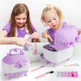 thumbnail image 6 of HopeRock Kids Makeup Kit, Toys for Girls 3-6 Years Old, Purple Case Princess, Washable Pretend Play Cosmetic Toys for Kids, Little Girl Christmas Birthday Gift., 6 of 7