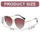 thumbnail image 2 of Gafas de sol polarizadas anti-ultravioleta, tendencia de moda, gafas de sol con personalidad, hechas de TAC, metal, 2 of 5