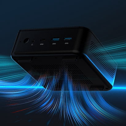 Mini PC – AMD Ryzen 5 6600H with Radeon 660M Graphics, 16GB DDR5 RAM, 512GB NVMe SSD, Triple 4K@60Hz Display Support, Wi-Fi 6E & Bluetooth 5.2, US Plug MINIX NGC NR660
