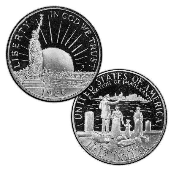 Statue of Liberty Proof Half Dollar
