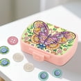 thumbnail image 6 of Diamond Painting Kit Storage Box, Purple Butterfly Creative Craft Box for Small Item Organization Multifunctional Gift for Craft Enthusiasts, 6 of 7