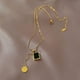 thumbnail image 3 of Collar Vintage Patchwork Ganfancp Cadena Ajustable para Mujeres, 3 of 7