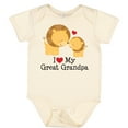 thumbnail image 3 of Inktastic I Love My Great Grandpa Boys or Girls Baby Bodysuit, 3 of 5