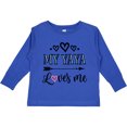thumbnail image 3 of Inktastic My Yaya Loves Me Grandchild Girls Long Sleeve Toddler T-Shirt, 3 of 5
