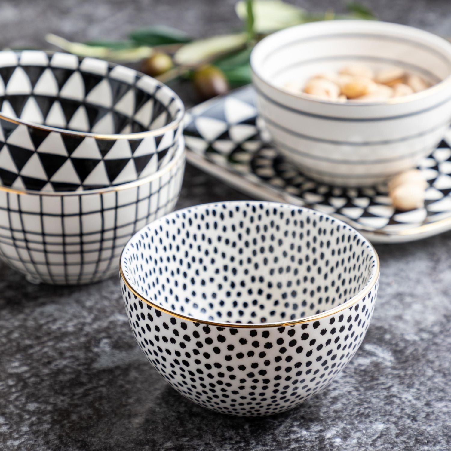 Thyme & Table Dot Snack Bowl