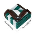 thumbnail image 4 of Outdoor Sun Shade Cloth for Patio Pergola Backyard | UV Protection Heat-Resistant Breathable Green Cover with Reinforced Grommets | 73x73in Polyethylene | 1 Pack, 4 of 9