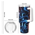 thumbnail image 4 of Uemuo Red And Blue Lightning Print 40oz Ice Bully With Handle And Straw Stainless Steel Vacuum Insulated Cup And 2 In 1 Straw Lid Insulated Travel Tumbler, 4 of 8