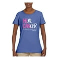 thumbnail image 2 of Faith Jesus Believe Awareness Womens Graphic T-Shirt, Light Blue, Small, 2 of 3