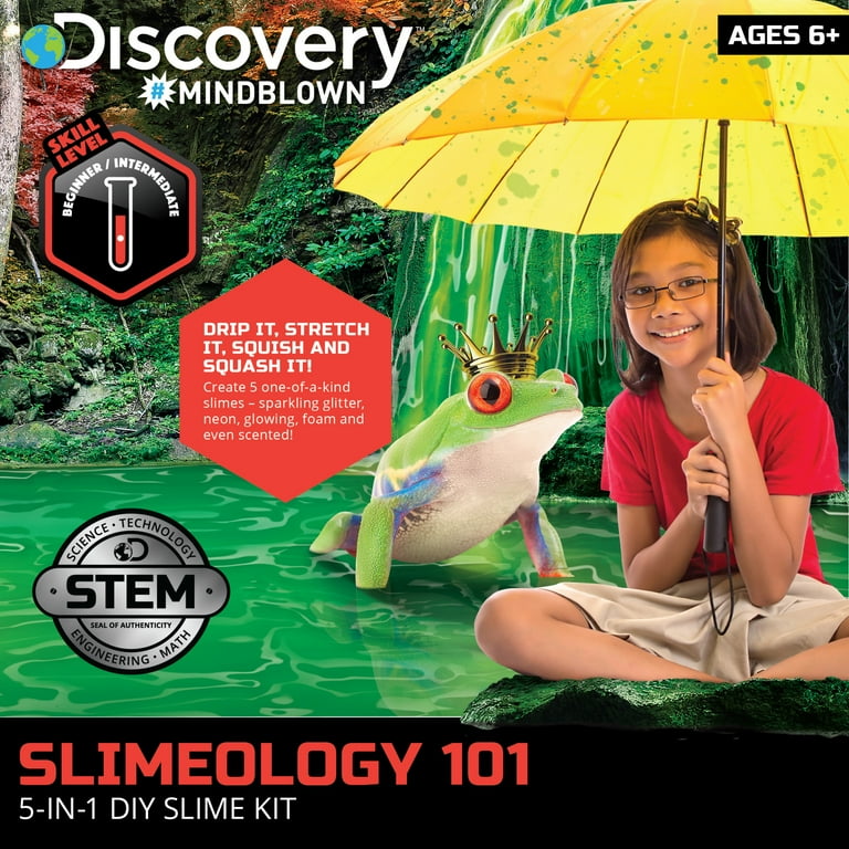 Discovery Mindblown 39-Piece Toy DIY Ultimate Slime Kit with Enchanted Case  STEM Learning Set