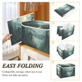 thumbnail image 2 of Yayeee Collapsible Cube Storage Bin with Lid Fabric Closet Decorative Basket with Handles, Forest House, 2 of 7