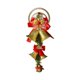 thumbnail image 2 of Adorno colgante de campanas de Navidad | Acento decorativo de lazo de Papá Noel de PVC | Decoración festiva del árbol de Navidad | Oro, Rojo, Plata | 1 Pieza | 12,2 x 5,5 pulgadas, 2 of 6