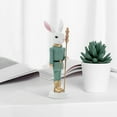 thumbnail image 3 of CIMAXIC Party Easter Rabbit Statue Nutcracker Decor Cute Resin Bunny Figurine For Spring Party Decorations Easter Garden Decor,7.09"X1.97"X1.89", 3 of 5