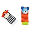 thumbnail image 6 of Wrist Rattles Foot Finder Socks Set, Infant Rattle Socks and rattles Wrist, Soft Newborn Sensory Toys, Infant Wrist Rattles for Babies 0-6 Months,Baby Gifts 6-12 Months, Boys and Girls Baby Gifts, 6 of 9