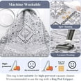 thumbnail image 3 of Findosom 3'x5' Soft Cozy Fluffy Rugs Non Slip Washable Modern Geometric Area Rug High Low Pile Stain Resistant Contemporary Carpet for Living Room Bedroom Dining Room, 3 of 7