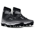 thumbnail image 4 of Under Armour Men's Highlight Franchise Football Cleats Black/White/White - 3023718-003, 4 of 5