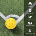 thumbnail image 4 of Uxcell 40 Holes Outdoor Pickleball Balls USA Pickleball Pickleball Ball for Amateurs, Yellow 8 Pack, 4 of 7