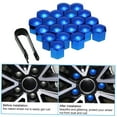thumbnail image 6 of Gecheer 20pcs Universal 21mm Wheel Nut Covers Lug Nut Caps Screw Protector, 6 of 7
