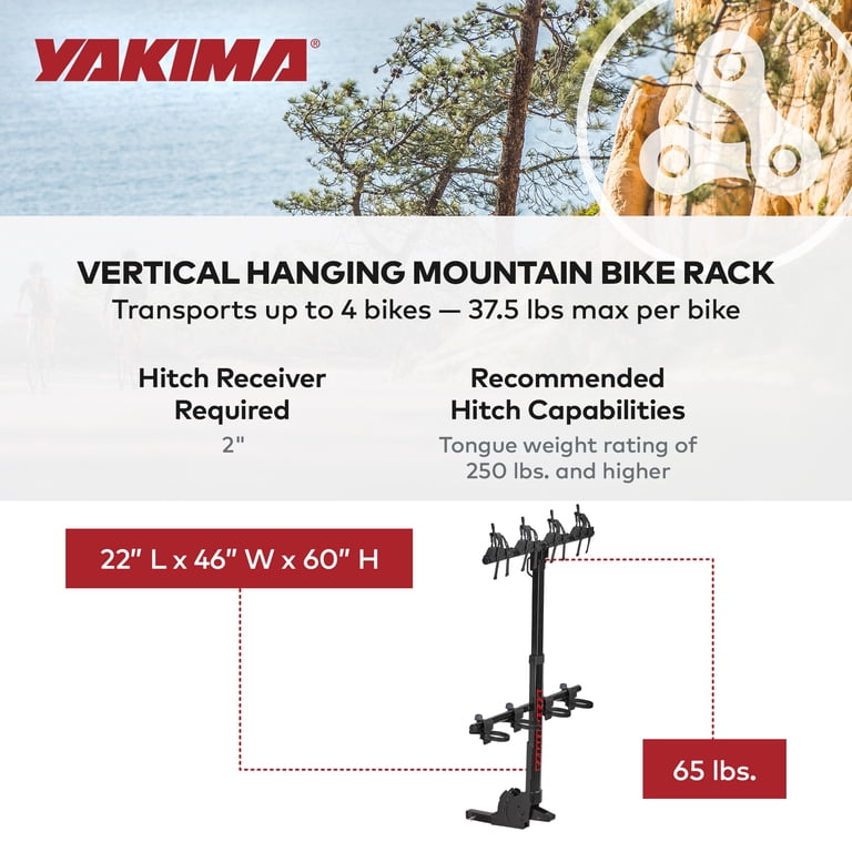 YAKIMA HangOver 4 自転車キャリア　ヤキマ　ハングオーバー Yakima 4-Bike Vertical Hanging Hitch Mount Bike Rack HangOver 4