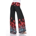 thumbnail image 4 of White Mark Printed Palazzo Pants, 108-Red Peacock - Extra Large, 4 of 5