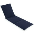 thumbnail image 1 of Costway Outdoor Chaise Lounge Cushion with Hook & Loop Fastener Fixing Straps Patio Blue, 1 of 4